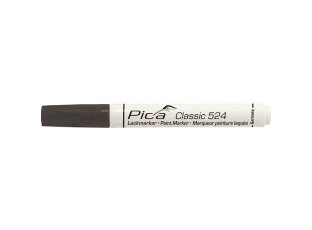 Pica Ανεξίτηλος Μαρκαδόρος Μαύρος 4mm