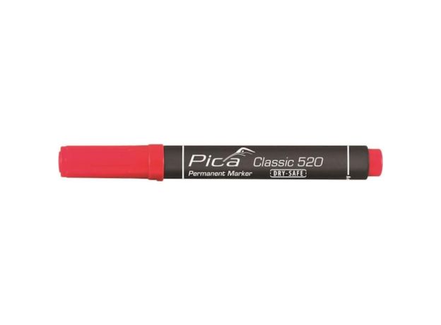 Pica Ανεξίτηλος Μαρκαδόρος Κόκκινος 4mm