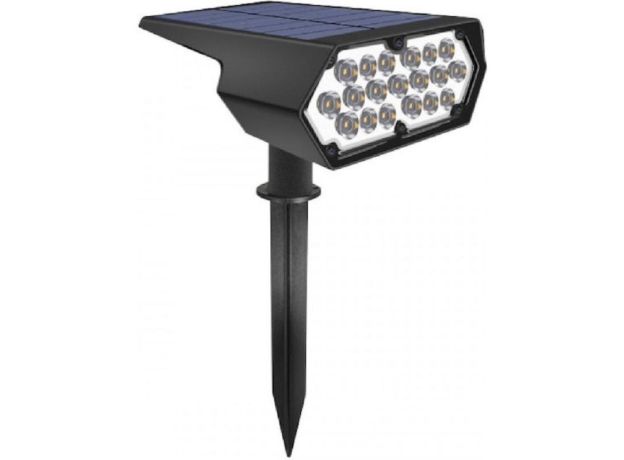 Spot Light Καρφωτό Ηλιακό Φωτιστικό 4W με Θερμό Λευκό Φως 3000K IP65