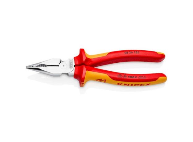 Knipex Μυτοτσίμπιδο Ίσιο Ηλεκτρολόγου Μήκους 185mm