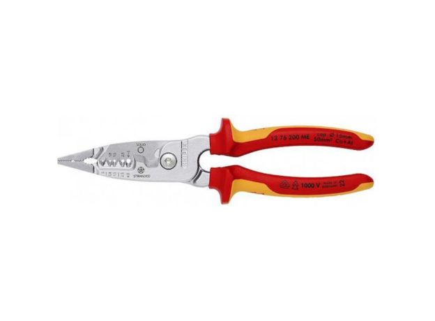 Knipex Πένσα Κυρτή Ηλεκτρολόγου Μήκους 200mm