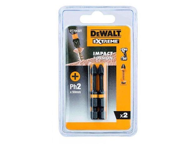 Dewalt Σετ 2 Μύτες Κατσαβιδιού Αστέρι Impact