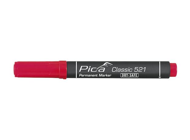 Pica Ανεξίτηλος Μαρκαδόρος Red
