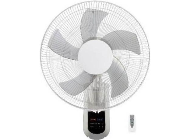 Fos me Ανεμιστήρας Τοίχου 60W Διαμέτρου 45.72cm με Τηλεχειριστήριο Λευκός