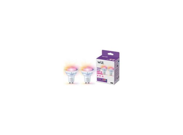 WiZ Smart Λάμπες LED για Ντουί GU10 και Σχήμα PAR16 RGB Dimmable 2τμχ