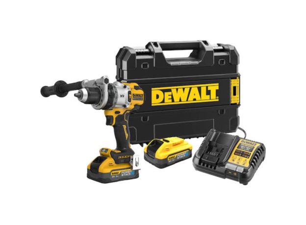 DEWALT PowerStack Κρουστικό Δραπανοκατσάβιδο Μπαταρίας Brushless 18V 2x5Ah