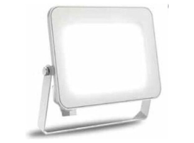 Fos me Προβολέας LED 30W Φυσικό Λευκό 4000K με Φωτοκύτταρο