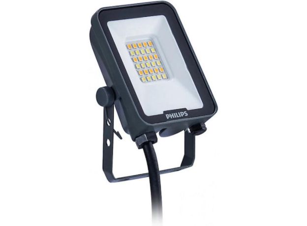 Philips Στεγανός Προβολέας LED 10W Ρυθμιζόμενο Λευκό IP65