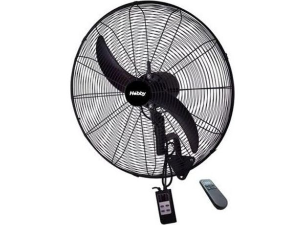 Hobby 800610 Επαγγελματικός Ανεμιστήρας Επιτοίχιος 160W Διαμέτρου 50cm με Τηλεχειριστήριο