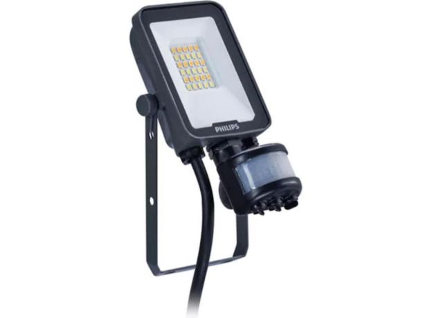 Philips Στεγανός Προβολέας LED 10W με Αισθητήρα Κίνησης IP65