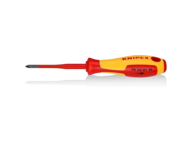 Knipex Κατσαβίδι Ηλεκτρολόγου VDE 1000V Σταυρός Μεγέθους PH1x80mm