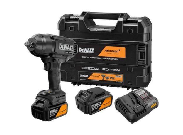 DEWALT McLaren Brushless Μπουλονόκλειδο Μπαταρίας 18V 2x5Ah με Υποδοχή 1/2"
