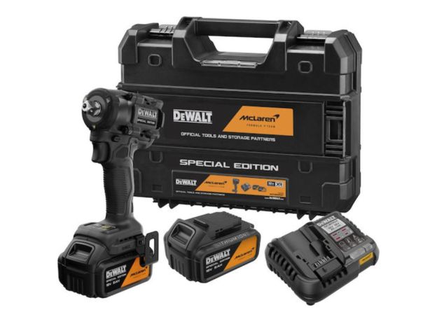 DEWALT McLaren Brushless Μπουλονόκλειδο Μπαταρίας 18V 2x5Ah με Υποδοχή 1/2"