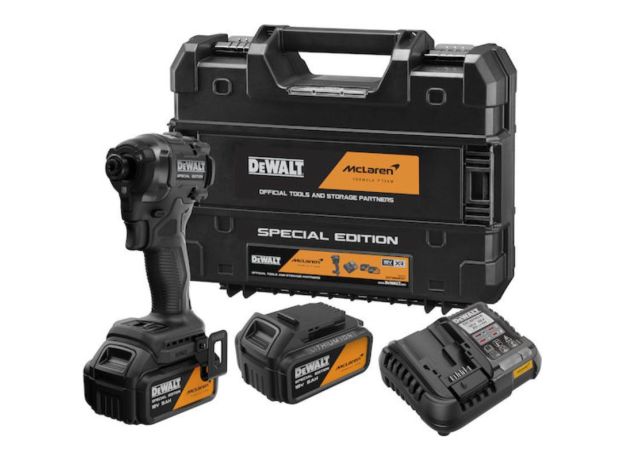 DEWALT McLaren Παλμικό Κατσαβίδι Μπαταρίας Brushless 18V 2x5Ah