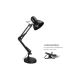 Spot Light Φωτιστικό Γραφείου για Ντουί E27 σε Μαύρο Χρώμα