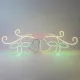 Eurolamp Χριστουγεννιάτικο σχέδιο διπλή καμπάνα 150x51cm με κίνηση, neon LED φωτοσωλήνα 12,1m, IP44
